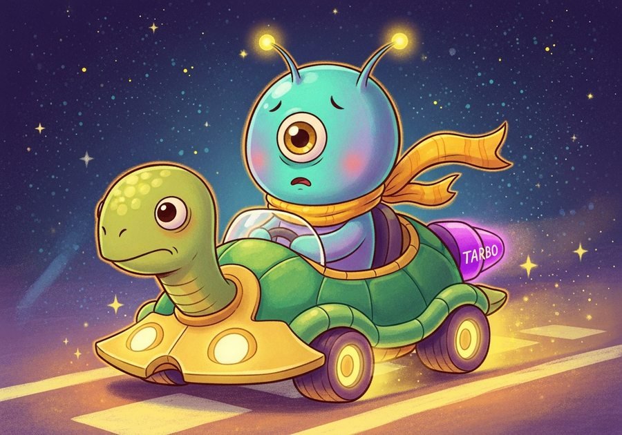 Finished page: the intergalactic car